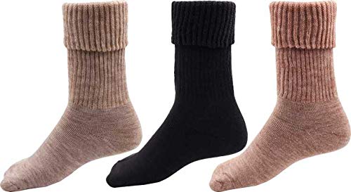 Bonjour Women's and men's Plain Woolen Socks