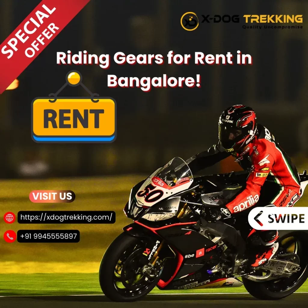 riding gear for rent in bangalore