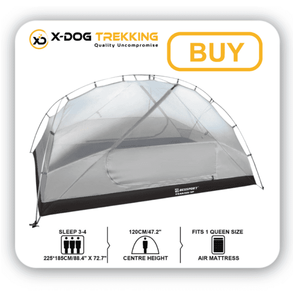 Buy 3 people camping tent
