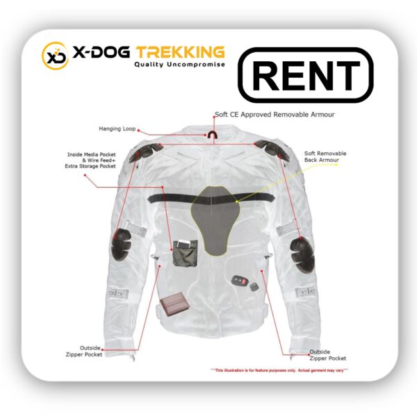 Motorcycle Riding Jacket on Rent In Bangalore - Image 6