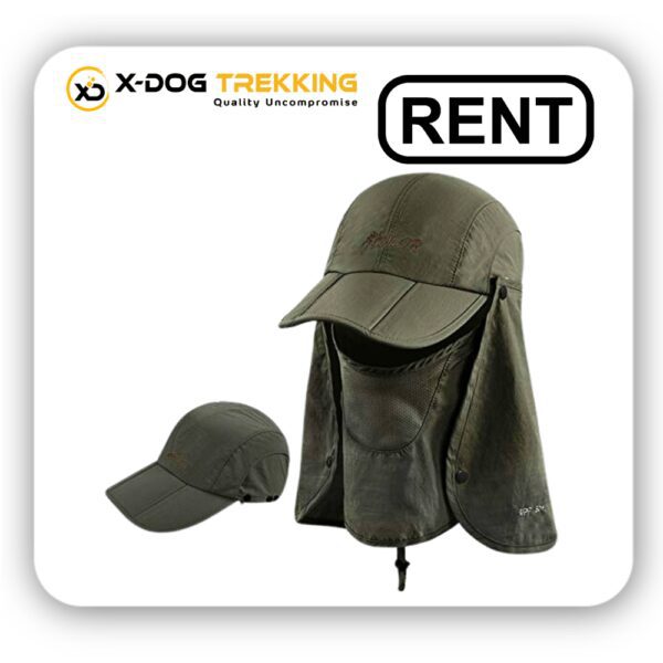 Sun Cap With Neck Protection For Trekking On Rent