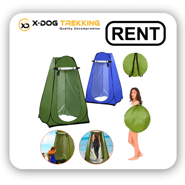 Clothes changing tent