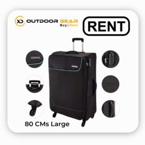American Tourister Large Luggage Trolley Bag On Rent for Travel