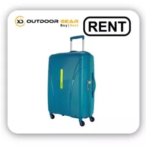 American Tourister Luggage Trolley Bag On Rent with TSA Lock