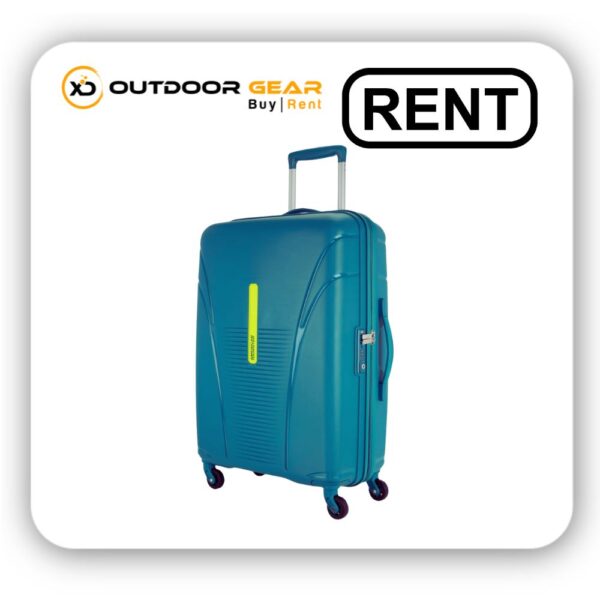 American Tourister Luggage Trolley Bag On Rent with TSA Lock