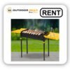 Foldable Charcoal Barbeque Grill on Rent Foldable Charcoal Barbeque Grill on Rent in Bangalore With 3Kg free Charcoal
