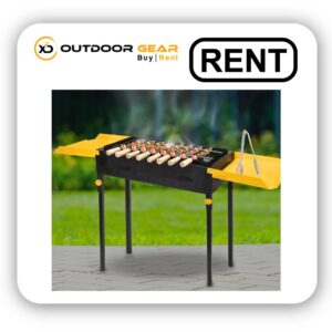 Foldable Charcoal Barbeque Grill on Rent in Bangalore With 3Kg free Charcoal