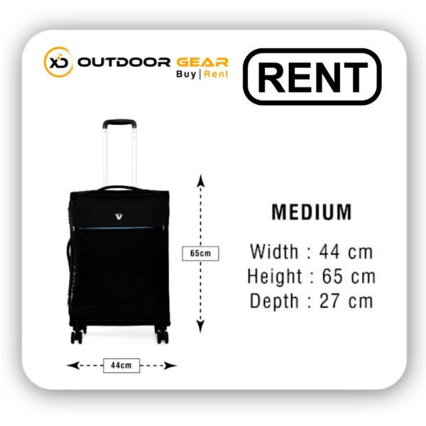 Medium Size Luggage Trolley Bag On Rent for Travel (1)