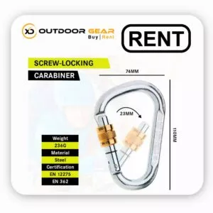 Carabiner Hook Heavy Duty On Rent In Bangalore - Adventure Gear -1
