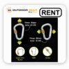 Carabiner Hook Heavy Duty On Rent In Bangalore - Adventure Gear - Carabiner Hook Heavy Duty On Rent In Bangalore - Adventure Gear -
