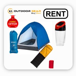 Rent 3 Person Camping Tent Combo in Bangalore - Outdoor Gear Rental