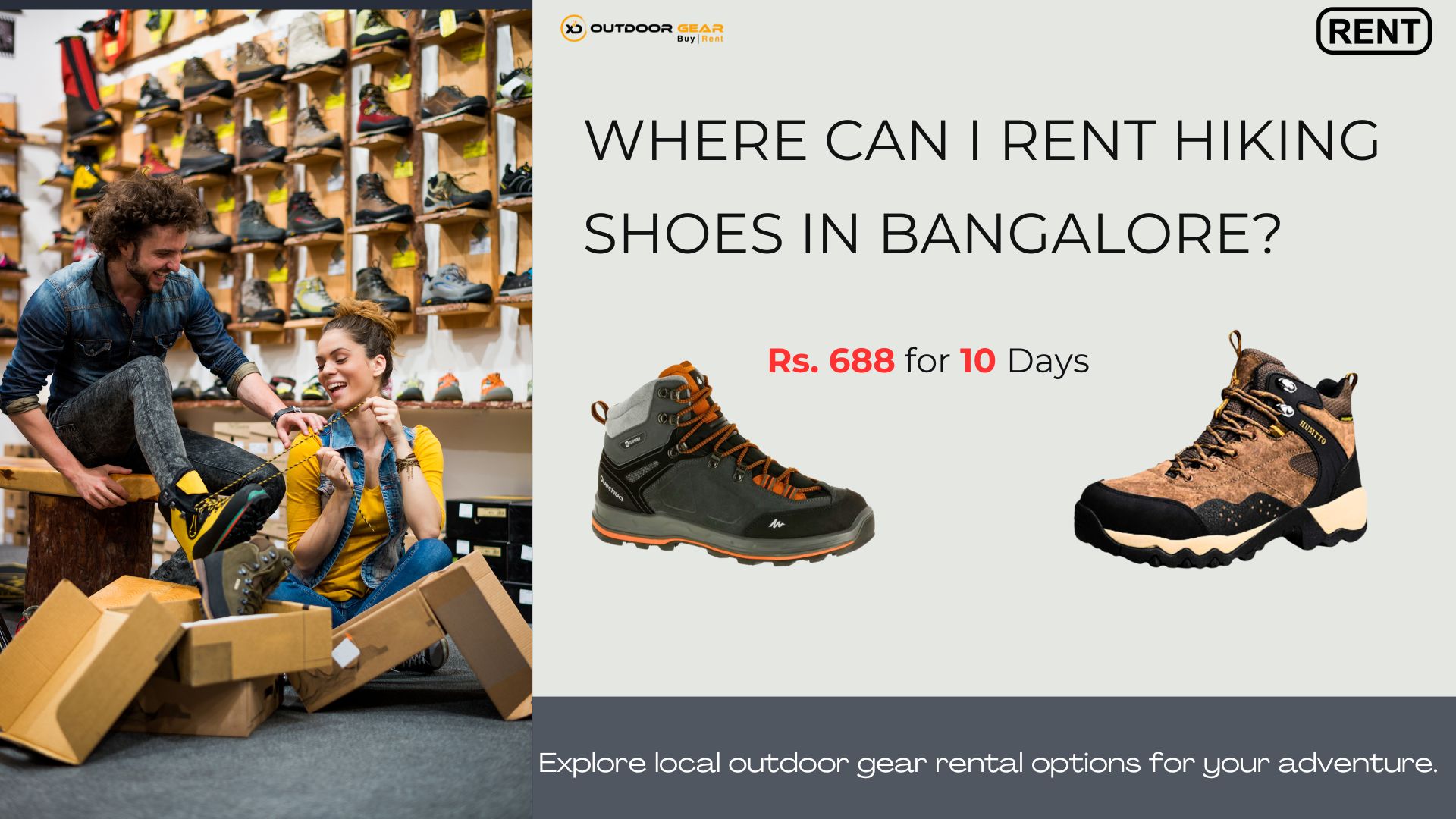 Where Can I Rent Hiking Shoes in Bangalore? 