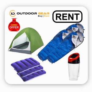 Rent 3 Person Trekking and Camping Gear Combo: Your Outdoor Adventure Awaits!