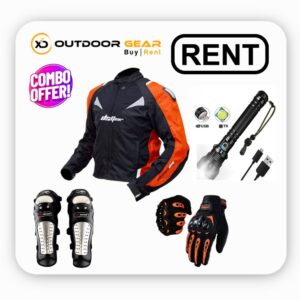 Rent Motorcycle Riding Gear Combo (Pack 1) in Bangalore - Safeguard Your Ride
