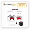 Mini Camping Stove w_ Remote Gas Canister (1 FREE Fuel!) - Pack Light, Hike Far (4) Mini Camping Stove w/ Remote Gas Canister (1 FREE Fuel!) - Pack Light, Hike Far