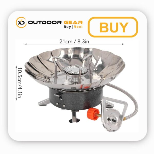 Buy Mini Portable Wired Camping Gas Stove with 1 Cylinder Free