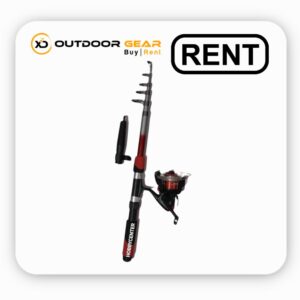 Rent Fishing Rod with Reel in Bangalore (Size: 210 cm, Red)