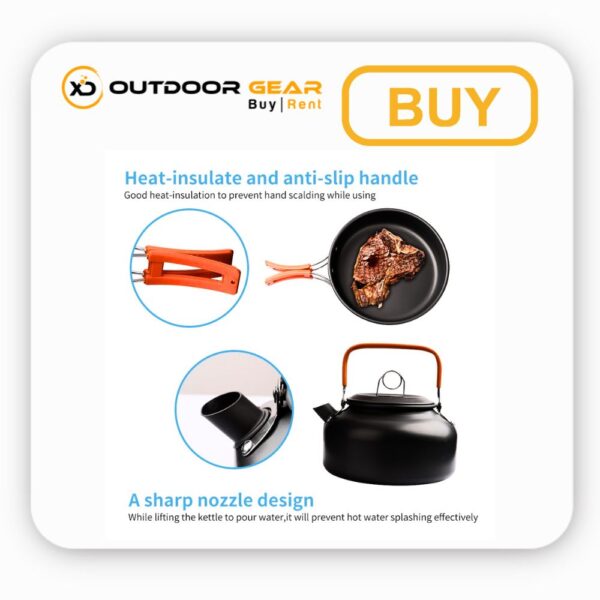 Buy Outdoor Cooking Set for Camping and Trekking in Bangalore - Image 2