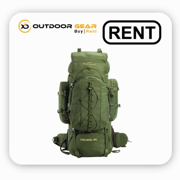 Tripole Colonel 80 Litre Rucksack on Rent in Bangalore - Outdoor Gear