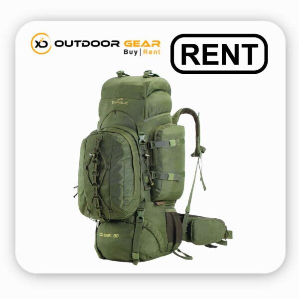 Tripole Colonel 80 Litre Rucksack on Rent in Bangalore - Outdoor Gear