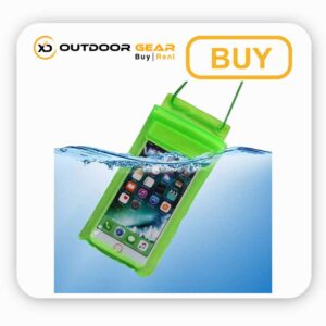 Waterproof Mobile Pouch Cover 3 Sealed Layers With Touch Sensitivity