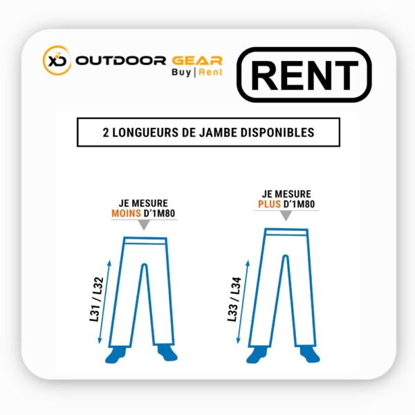 -5°C Trekking Pant for Men and Women on Rent in Bangalore