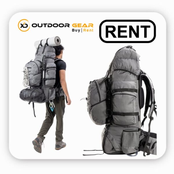 tripole colonel 105 litre rucksack on rent in bangalore