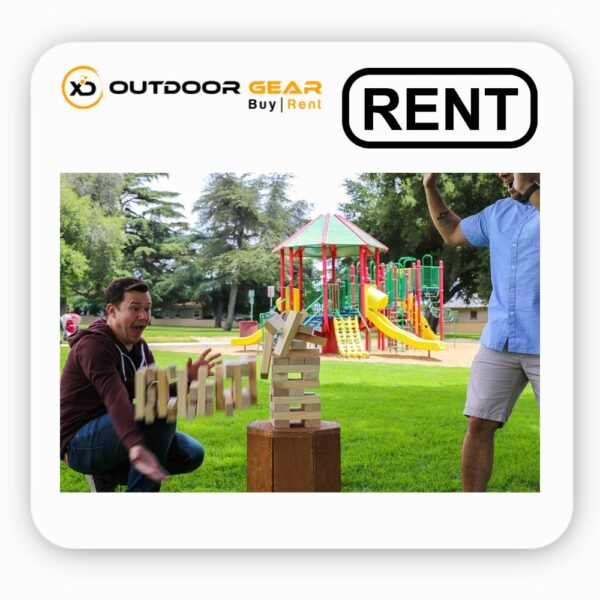 giant wooden jenga on rent for outdoor corporate events in Bangalore