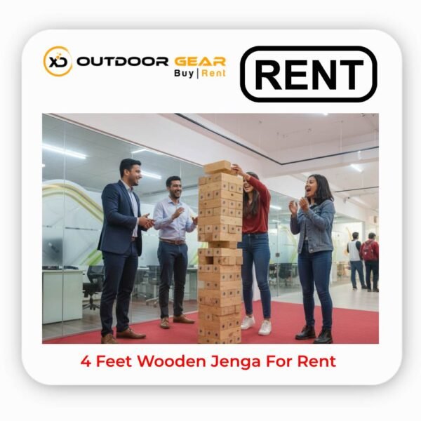 Rent 4 Feet Wooden Jenga for Endless Fun and Entertainment (1) Rent 4 Feet Wooden Jenga for Endless Fun and Entertainment