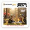 Rent 4 Feet Wooden Jenga for Endless Fun and Entertainment Rent 4 Feet Wooden Jenga for Endless Fun and Entertainment