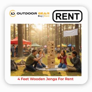Rent 4 Feet Wooden Jenga for Endless Fun and Entertainment