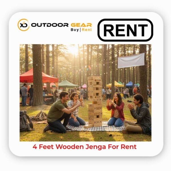 Rent 4 Feet Wooden Jenga for Endless Fun and Entertainment Rent 4 Feet Wooden Jenga for Endless Fun and Entertainment