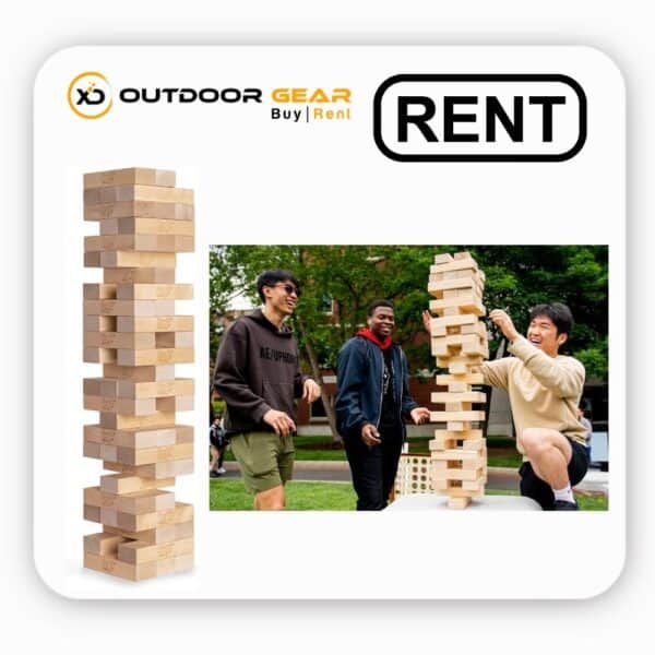 Rent 5 Feet Giant Wooden Jenga Blocks In Bangalore