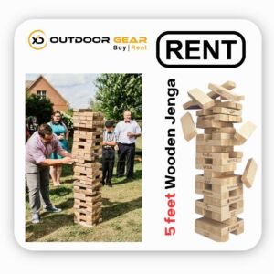 Rent 5 Feet Giant Wooden Jenga Blocks In Bangalore