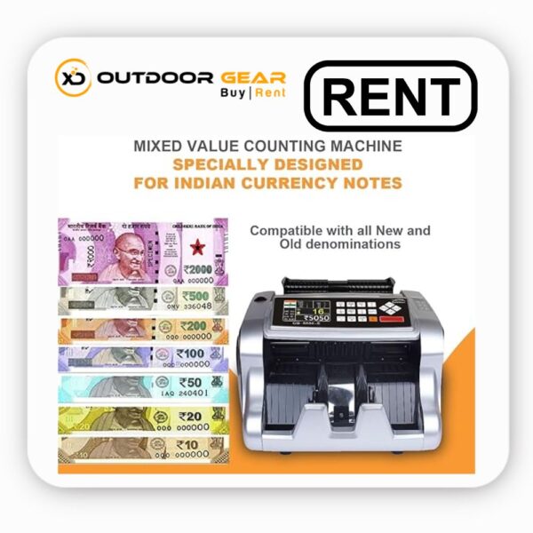 Rent Fully Automatic Mix Note Counting Machine with Fake Note Detection in Bangalore - Outdoor Gear