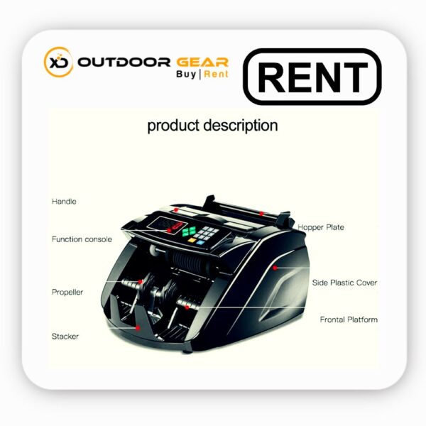 Rent Note Counting Machine with Fake Currency Detection in Bangalore - Outdoor Gear Rentals