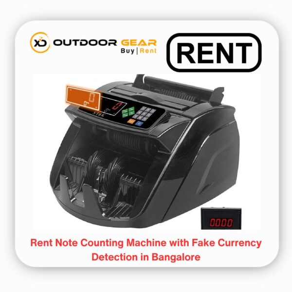 Rent Note Counting Machine with Fake Currency Detection in Bangalore - Outdoor Gear Rentals