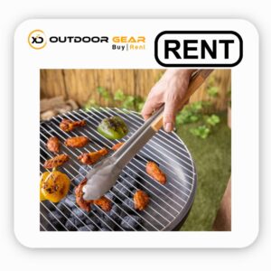 Stainless Steel BBQ Grill Tongs on Rent in Bangalore – Outdoor Gear