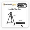 Foldable Tripod Stand with Phone Holder & 360° Ball Head on Rent Bangalore (2) Foldable Tripod Stand with Phone Holder & 360° Ball Head on Rent Bangalore
