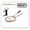 Badminton Racket Set of 2 with 2 Shuttlecock on Rent in Bangalore (2) Badminton Racket Set of 2 with 2 Shuttlecock on Rent in Bangalore