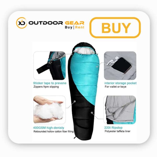 Buy Sleeping Bag for Travel and Camping in Bangalore at Just ₹1199 – Outdoor Gear's Most Affordable Comfort Solution