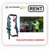 tailgate bike carrier on rent in Bangalore for travel