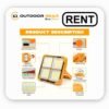 Solar LED Flood Light, 100W with 16500 mAh On rent in Bangalore Rechargeable, Waterproof Outdoor Light for Farms, Garage, Camping (2) Solar LED Flood Light, 100W with 16500 mAh On rent in Bangalore Rechargeable, Waterproof Outdoor Light for Farms, Garage, Camping (2)