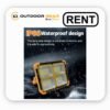 Solar LED Flood Light, 100W with 16500 mAh On rent in Bangalore Rechargeable, Waterproof Outdoor Light for Farms, Garage, Camping (4) Solar LED Flood Light, 100W with 16500 mAh On rent in Bangalore Rechargeable, Waterproof Outdoor Light for Farms, Garage, Camping (4)
