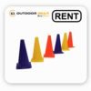Colorful Plastic Cone Marker Rental Bangalore
