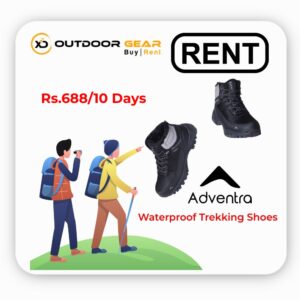 Rent Adventra Sports Men Waterproof Mid-Top Trekking Shoes in Bangalore