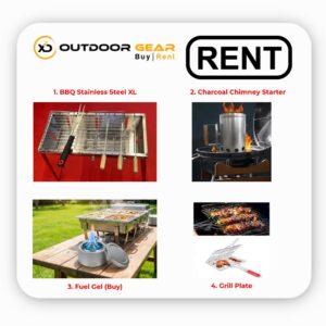 BBQ Grill combo set for rent in bangalore