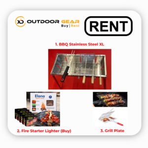 Barbeque Grill combo set for rent in bangalore
