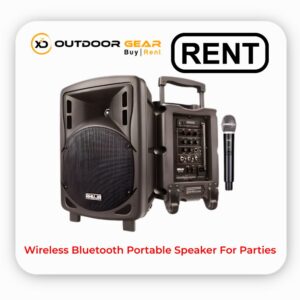 portable party speaker on rent with wireless mic for 80-100 people in bangalore
