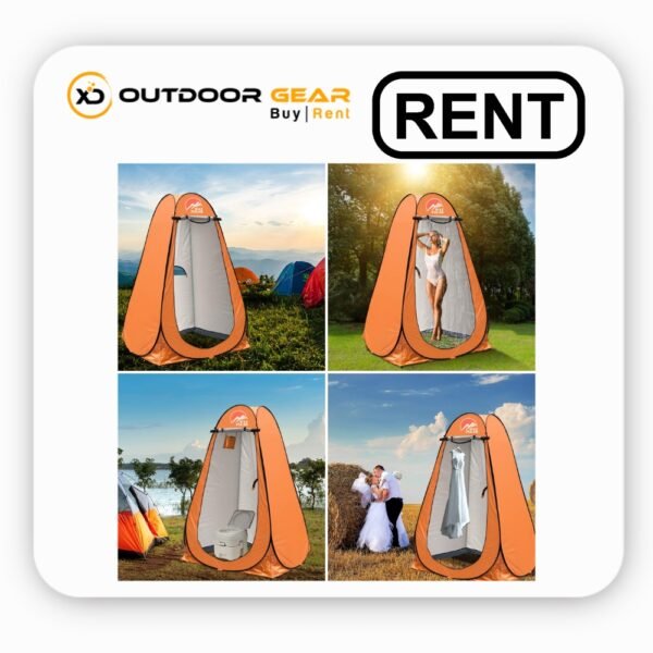 Dress Changing Tent for Rent in Bangalore - Orange, Blue & Green